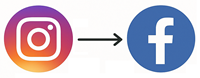 посты из Instagram в Facebook