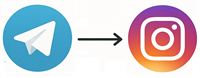посты из Telegram в Instagram